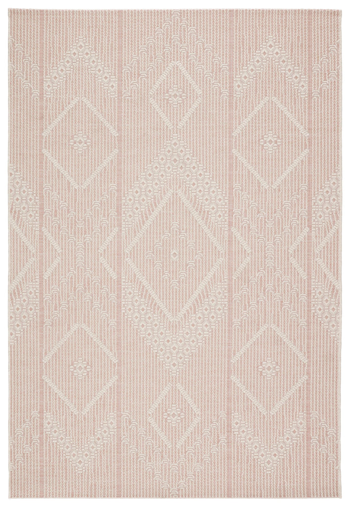 Jaipur Living Monteclair Shiloh Tribal Light Pink / Cream 4' x 5'7" Rug