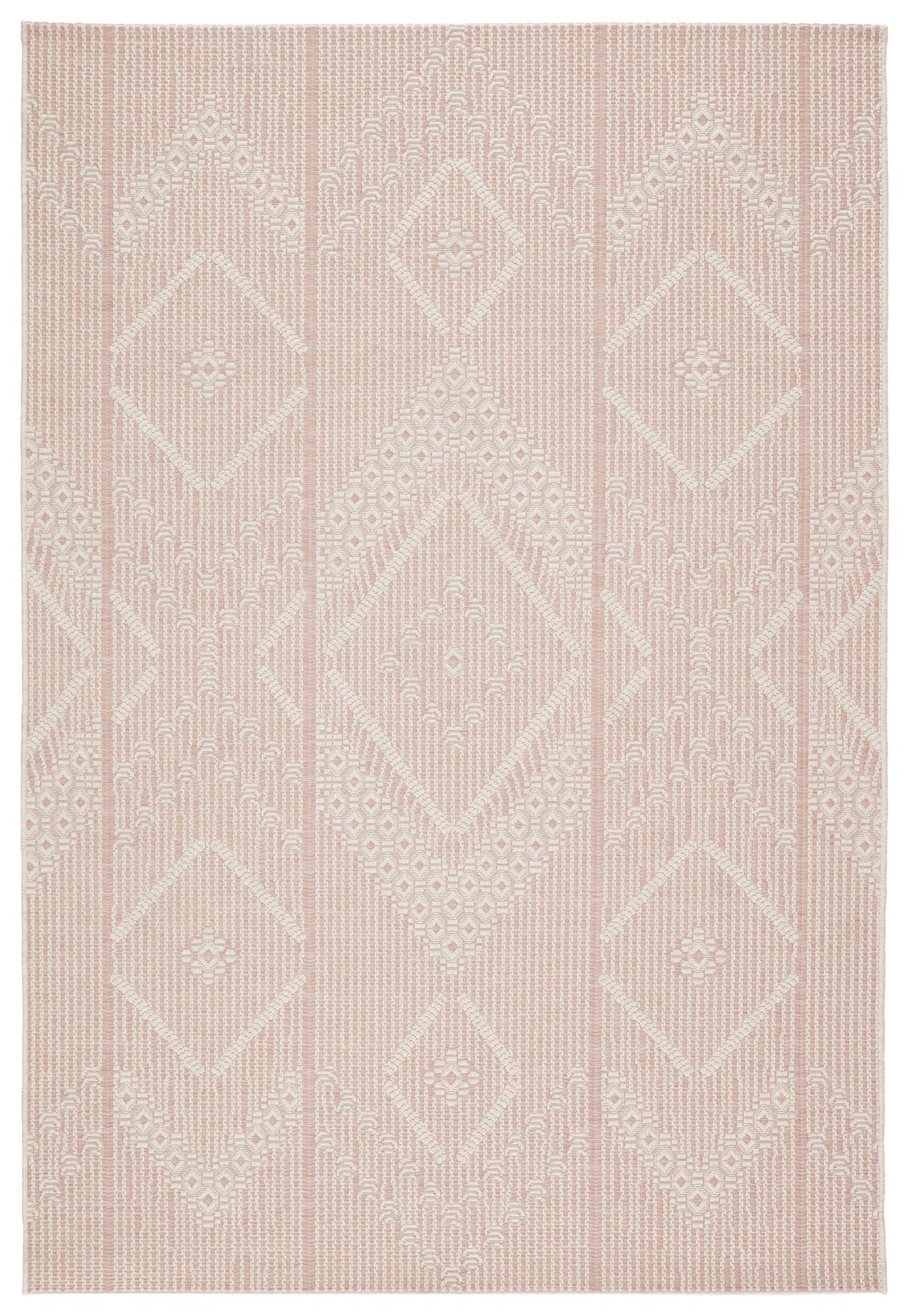 Jaipur Living Monteclair Shiloh Tribal Light Pink / Cream 6'5" x 9'5" Rug