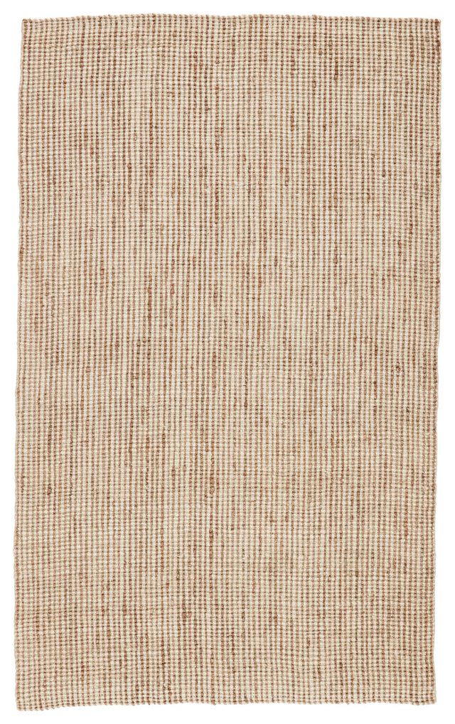 Jaipur Living Naturals Lucia Mayen Solid Tan / White 8' x 10' Rug