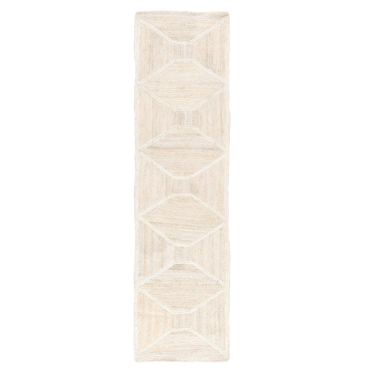 Jaipur Living Sisal Bow Natural Trellis Ivory/ Beige Runner Rug (2'6"X9')
