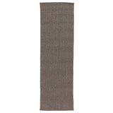 Jaipur Living Nirvana Premium Iver Solid Gray / Taupe 2'6" x 8' Rug