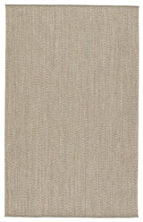 Jaipur Living Sven Indoor/ Outdoor Solid Taupe/ Cream Area Rug (8'10"X11'9")