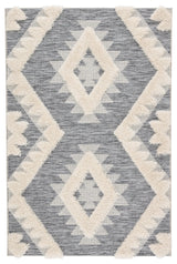 Jaipur Living Makaya Indoor/ Outdoor Geometric Gray/ Cream Area Rug (2'X3'7")