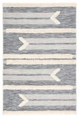 Jaipur Living Parades Hanai Tribal Gray / Cream 4' x 5'7" Rug