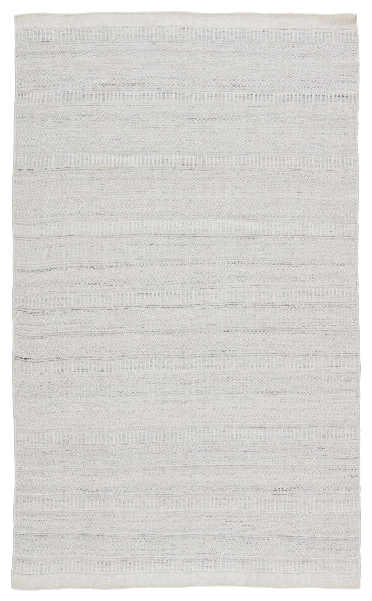 Jaipur Living Penrose Parson Tribal Light Gray / Ivory 5' x 8' Rug