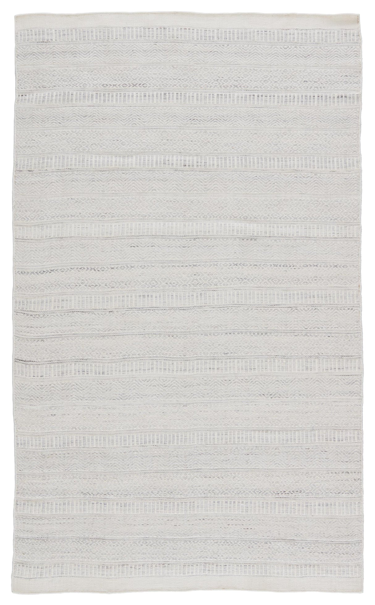 Jaipur Living Parson Indoor/ Outdoor Tribal Light Gray/ Ivory Area Rug (5'X8')