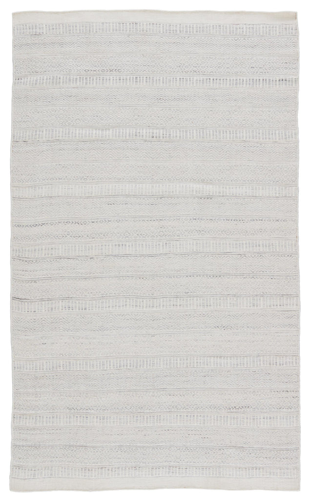 Jaipur Living Parson Indoor/ Outdoor Tribal Light Gray/ Ivory Area Rug (8'X10')