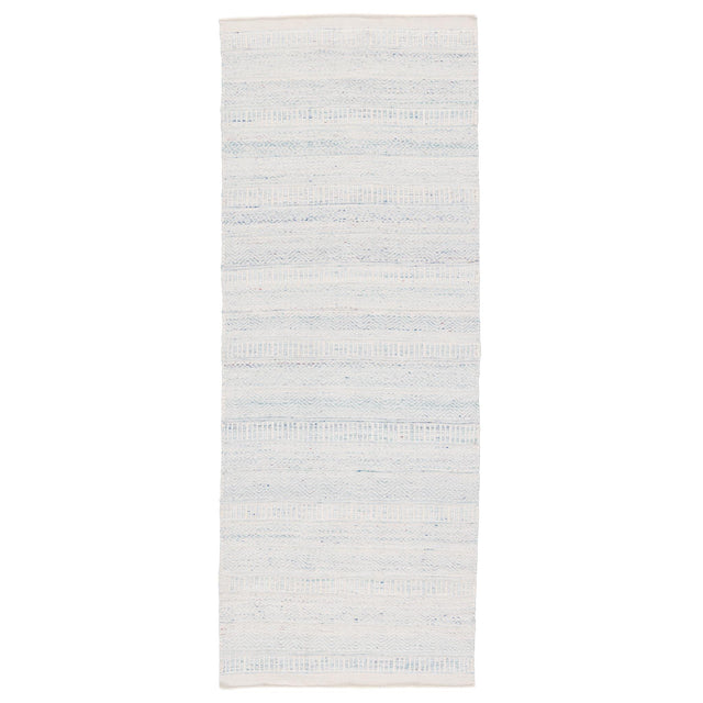 Jaipur Living Penrose Parson Tribal Light Blue / Ivory 3' x 8' Rug