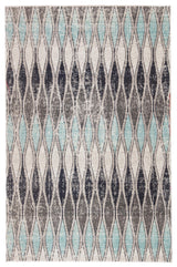 Jaipur Living Polaris Norwich Geometric Gray / Blue 5'3" x 7'6" Rug