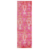 Jaipur Living Zenith Indoor/ Outdoor Ikat Pink/ Orange Runner Rug (2'6"X8')