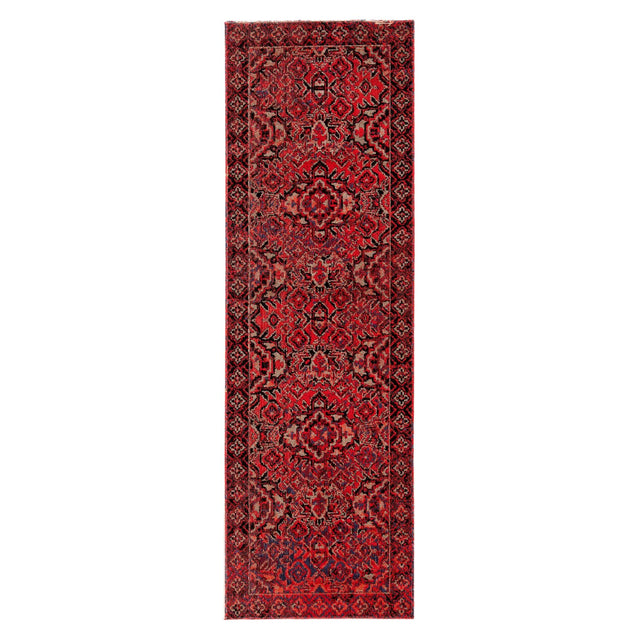 Jaipur Living Polaris Chaya Medallion Red / Black 2'8" x 10' Rug