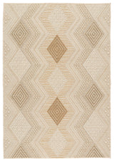 Jaipur Living Reyes Indoor/ Outdoor Trellis Beige/ Light Brown Area Rug (10'X14')