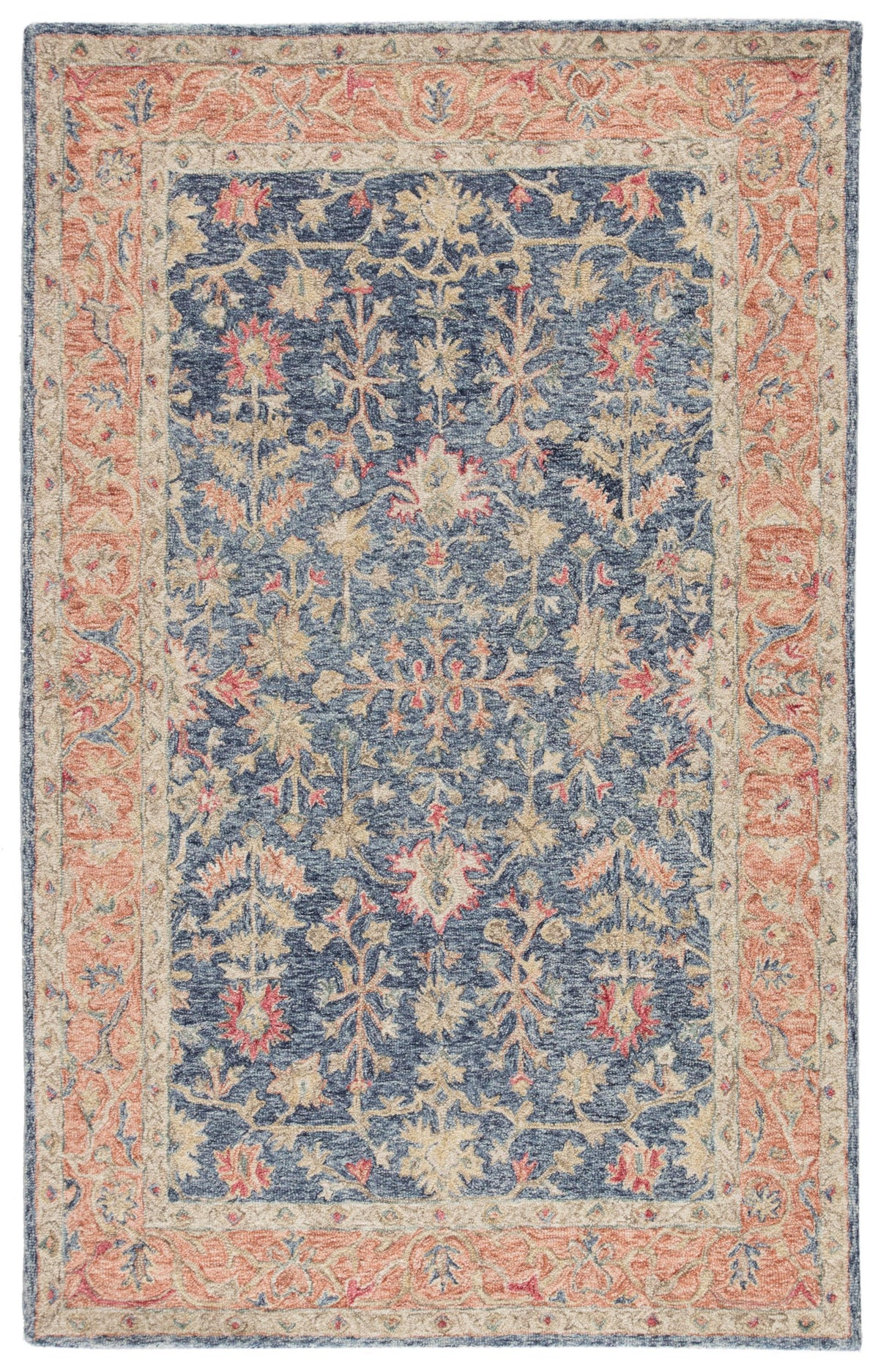 Jaipur Living Province Presley Oriental Blue / Red 8' x 10' Rug