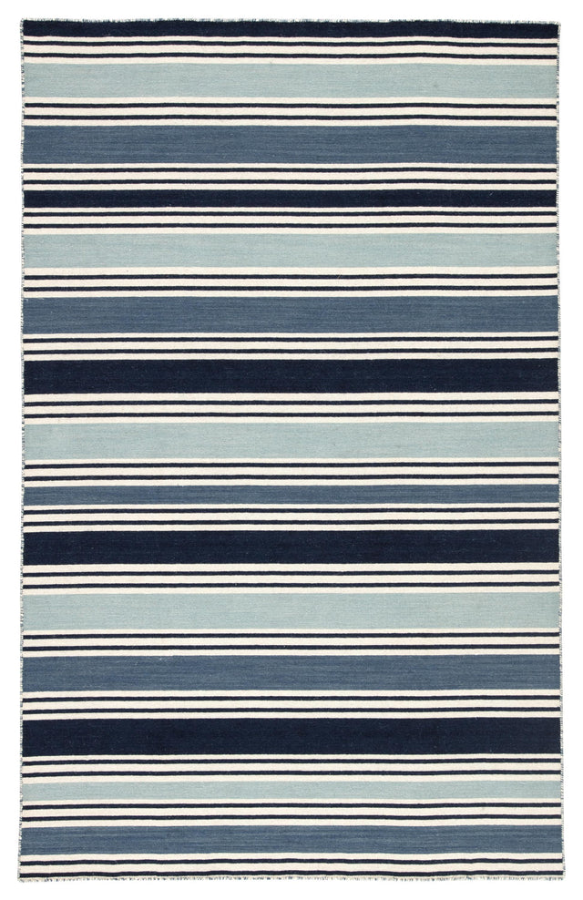 Jaipur Living Pura Vida Salada Stripes Blue / White 2' x 3' Rug