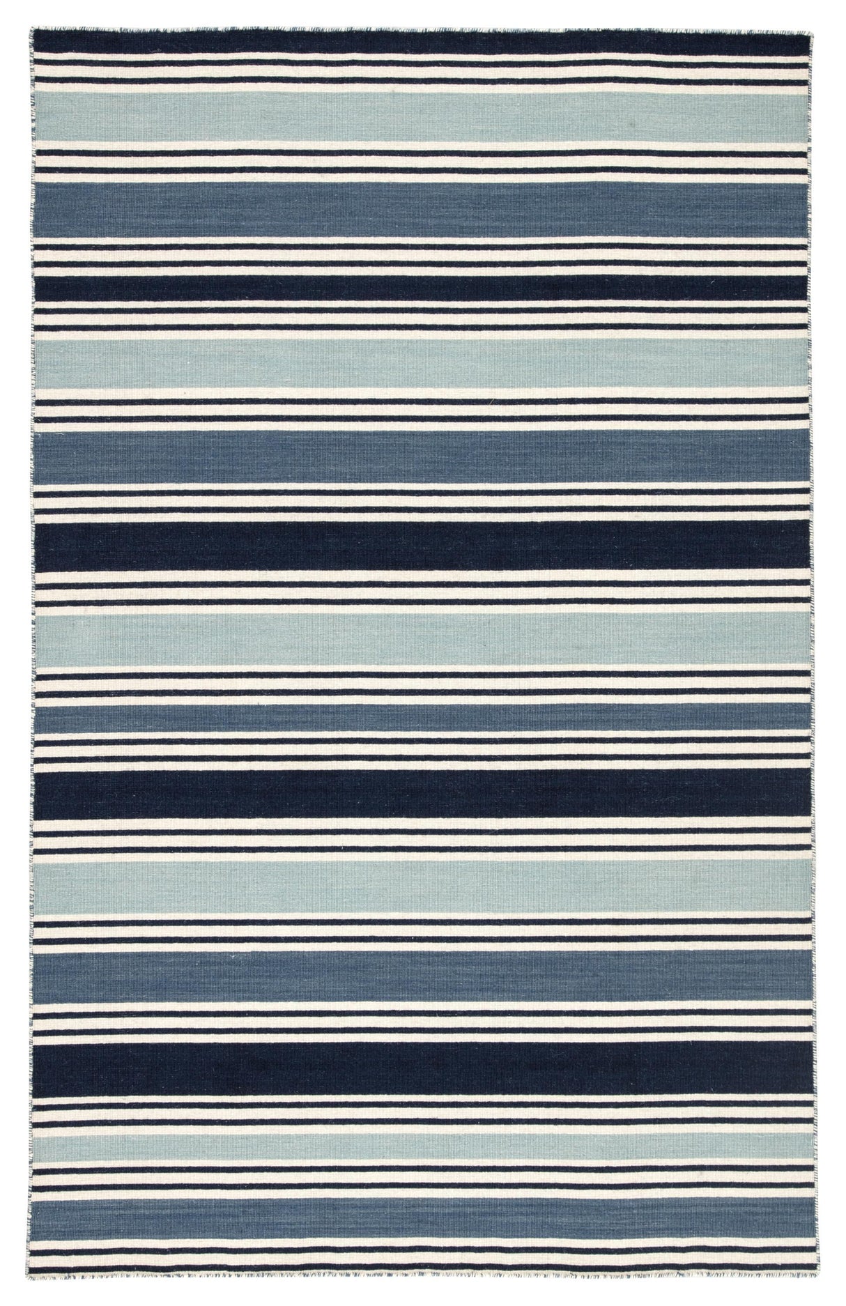 Jaipur Living Pura Vida Salada Stripes Blue / White 7'10" x 9'10" Rug