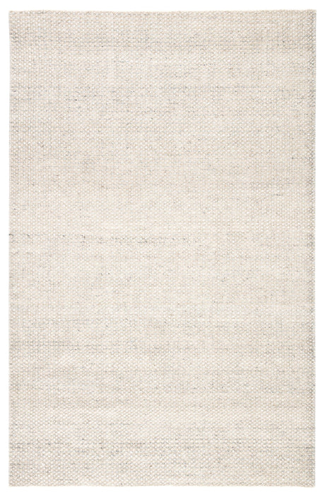 Jaipur Living Rebecca Crispin Solid Ivory / Gray 2' x 3' Rug