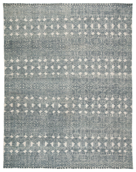 Jaipur Living Reign Abelle Medallion Teal / Light Gray 12' x 15' Rug