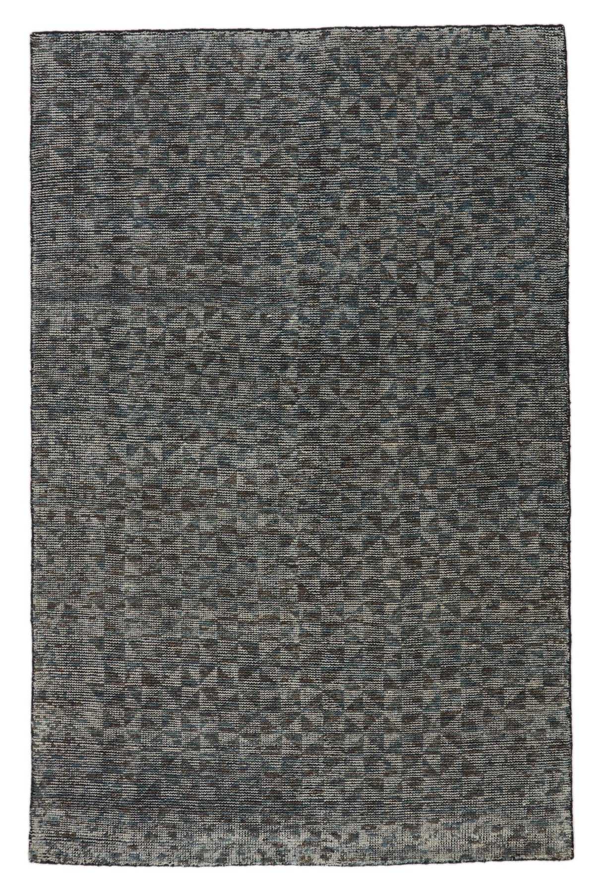 Jaipur Living Zaid Hand-Knotted Geometric Gray/ Black Area Rug (8'X10')