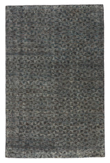 Jaipur Living Zaid Hand-Knotted Geometric Gray/ Black Area Rug (8'X10')