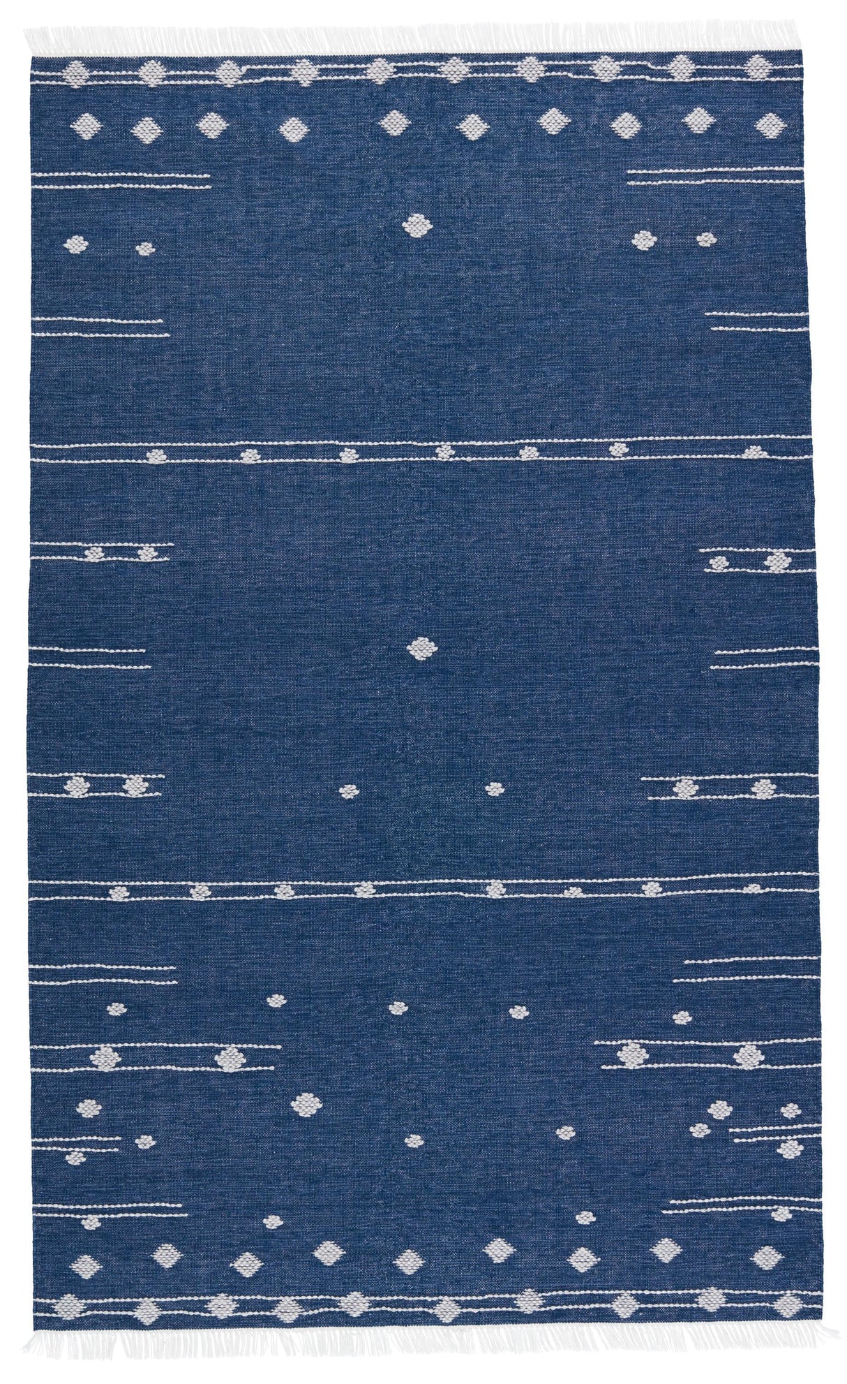 Jaipur Living Revelry Calli Geometric Blue / White 7'6" x 9'6" Rug