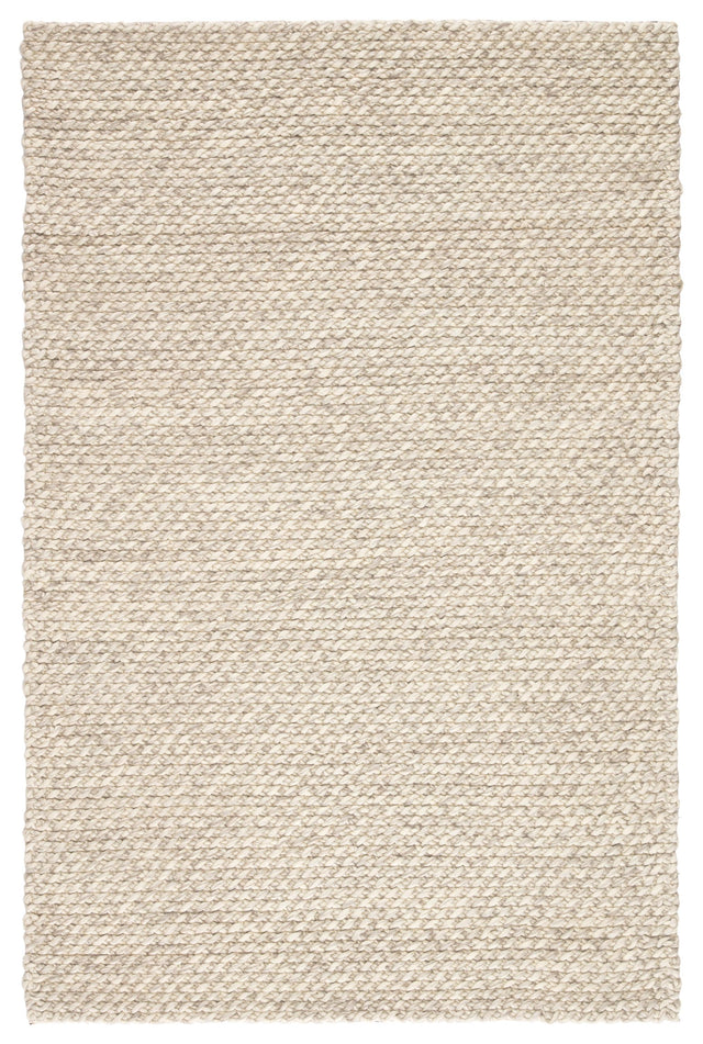 Jaipur Living Scandinavia Dula Alta Solid Gray / White 5' x 8' Rug