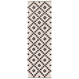 Jaipur Living Croix Handmade Geometric Black/ White Runner Rug (2'6"X8')