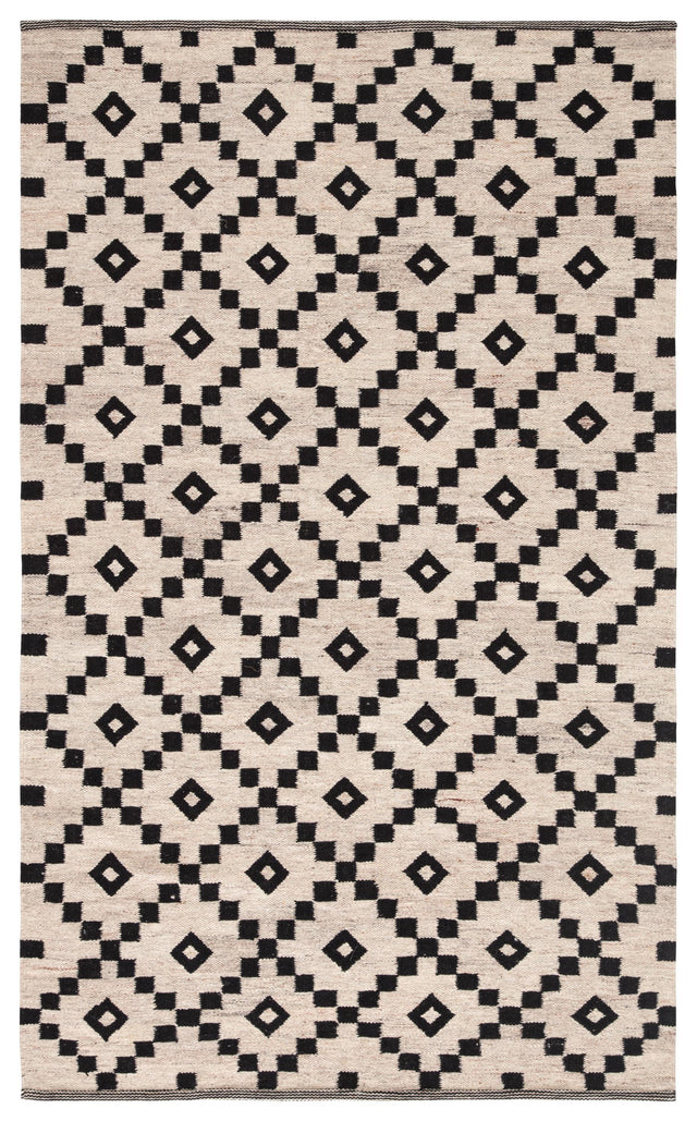Jaipur Living Scandinavia Nordic Croix Geometric Black / White 5' x 8' Rug