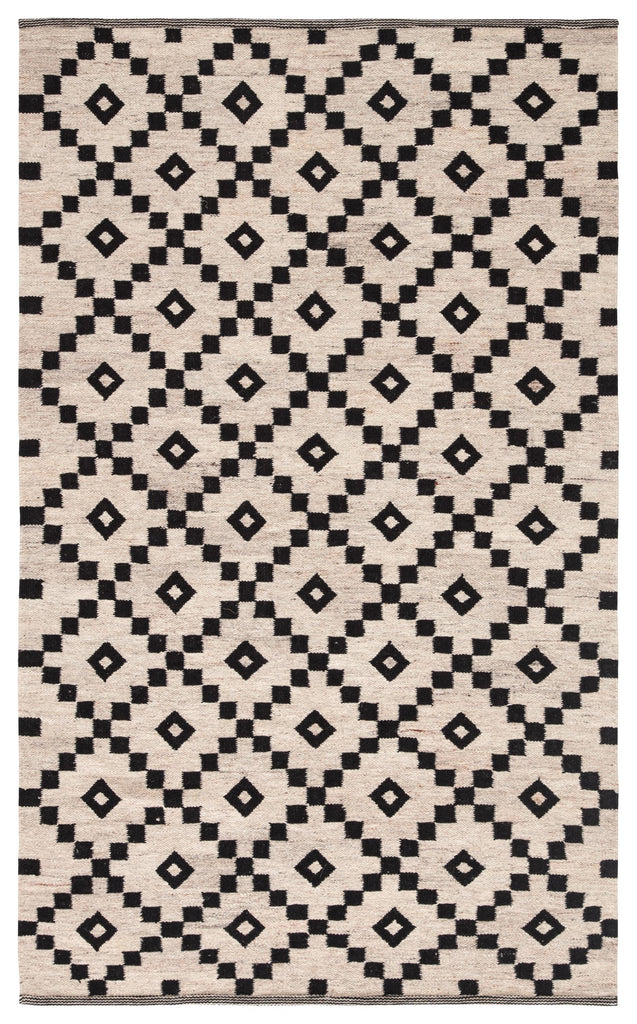 Jaipur Living Scandinavia Nordic Croix Geometric Black / White 5' x 8' Rug