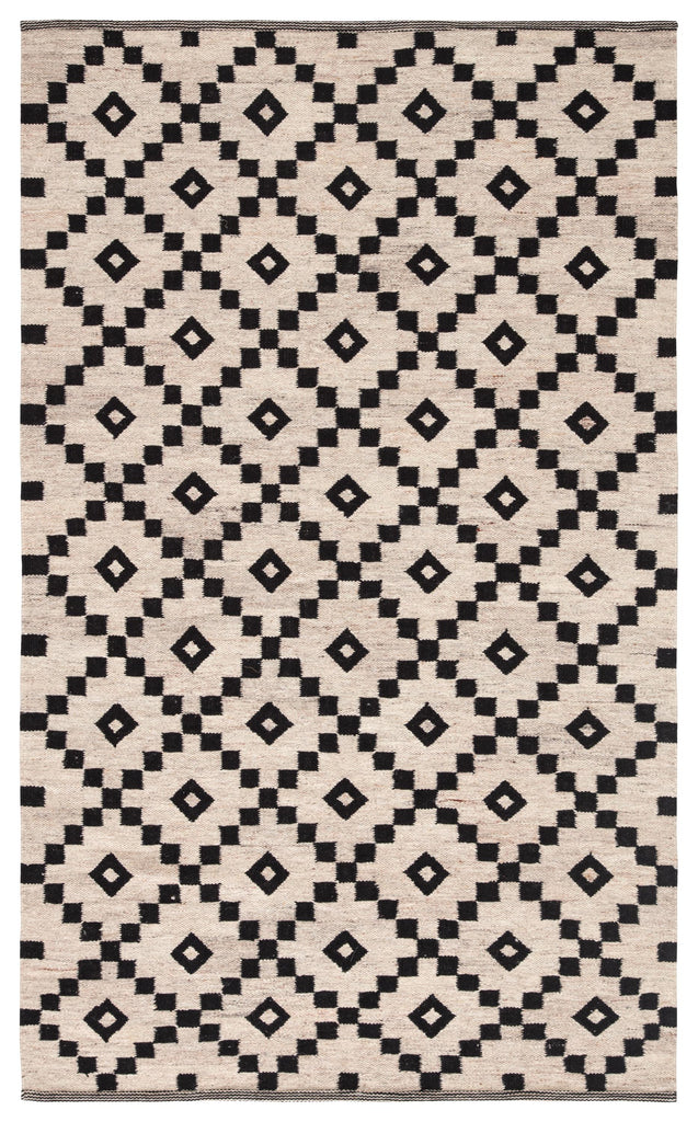 Jaipur Living Croix Handmade Geometric Black/ White Area Rug (8'10"X11'9")