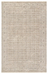 Jaipur Living Solene Vesper Geometric Cream / Light Gray 10' x 14' Rug