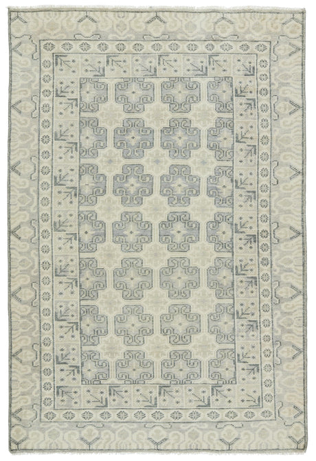 Jaipur Living Stage Hand-Knotted Bordered Ivory/ Green Area Rug (6'X9')