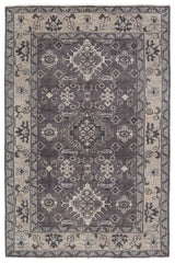Jaipur Living Kella Hand-Knotted Medallion Gray Area Rug (8'6"X11'6")