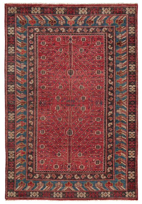 Jaipur Living Salinas Donte Oriental Red / Blue 8' x 10' Rug
