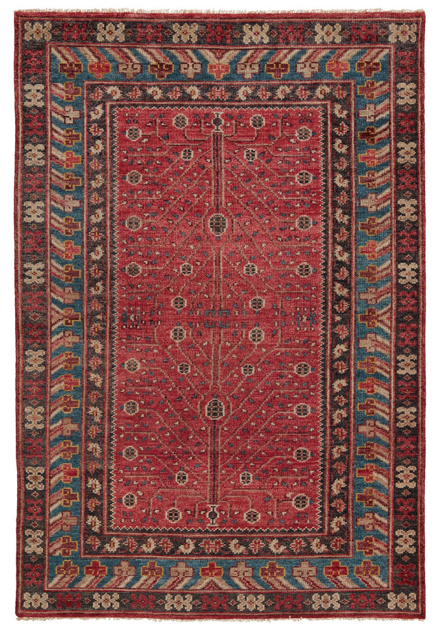 Jaipur Living Salinas Donte Oriental Red / Blue 8' x 10' Rug