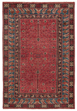 Jaipur Living Donte Hand-Knotted Oriental Red/ Blue Area Rug (8'X10')