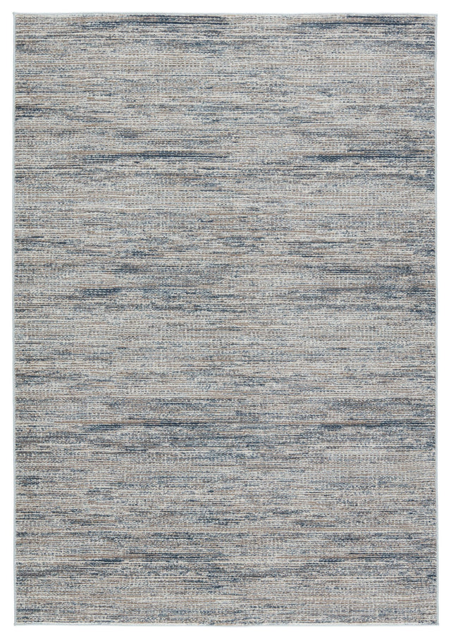 Jaipur Living Sundar Pasque Abstract Dark Blue / Tan 10' x 14' Rug