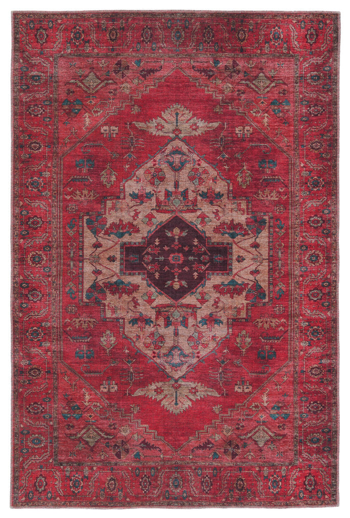 Vibe By Jaipur Living Monroe Medallion Red/ Brown Area Rug (5'3"X8')