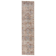 Jaipur Living Valentia Pierce Medallion Gray / Multicolor 2'5" x 10' Rug