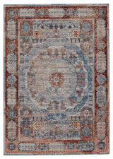 Jaipur Living Valentia Arcadia Medallion Blue / Red 5' x 8' Rug