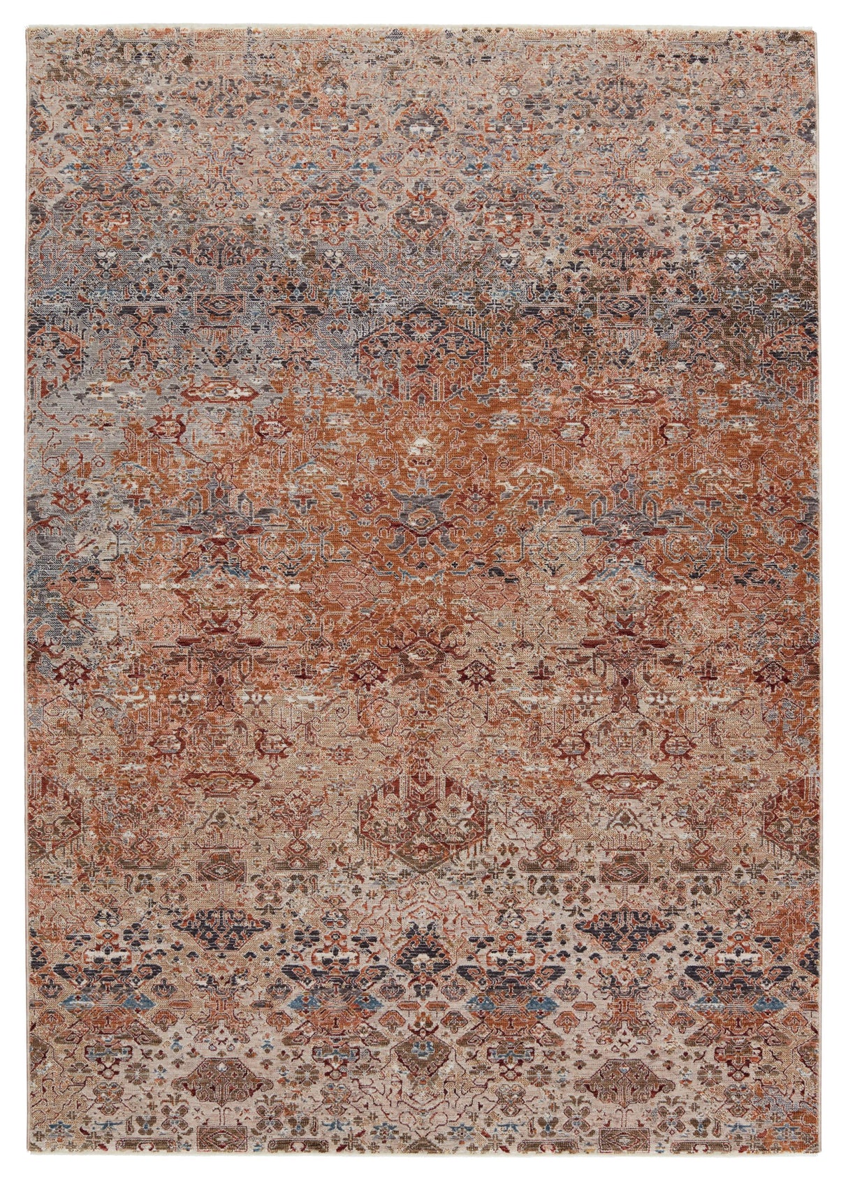 Jaipur Living Elianna Floral Tan/ Rust Area Rug (5'X8')