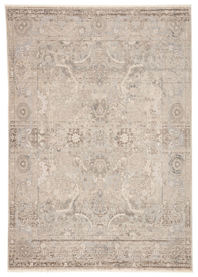 Jaipur Living Vienne Baptiste Oriental Gray / Cream 5' x 7'6" Rug