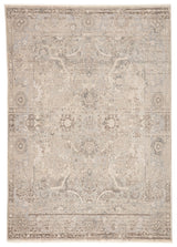 Jaipur Living Baptiste Oriental Gray/ Cream Area Rug (9'6"X12'6")