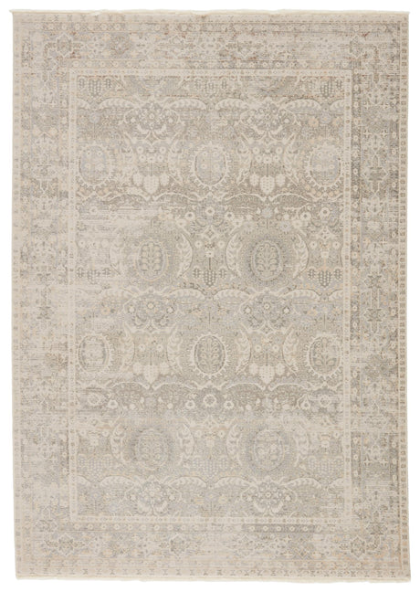 Jaipur Living Vienne Michon Oriental Gray / Cream 2'6" x 8' Rug