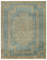 Jaipur Living Kyrenia Hand-Knotted Medallion Blue/ Sage Area Rug (10'X14')