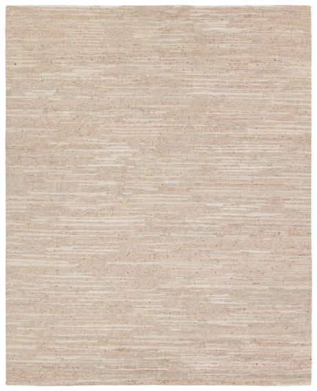 Jaipur Living Jameel Hand-Knotted Solid Cream/ Beige Area Rug (10'X14')