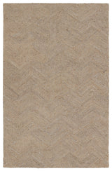 Jaipur Living Mercia Friesian Chevron Tan / Gray 3' x 8' Rug