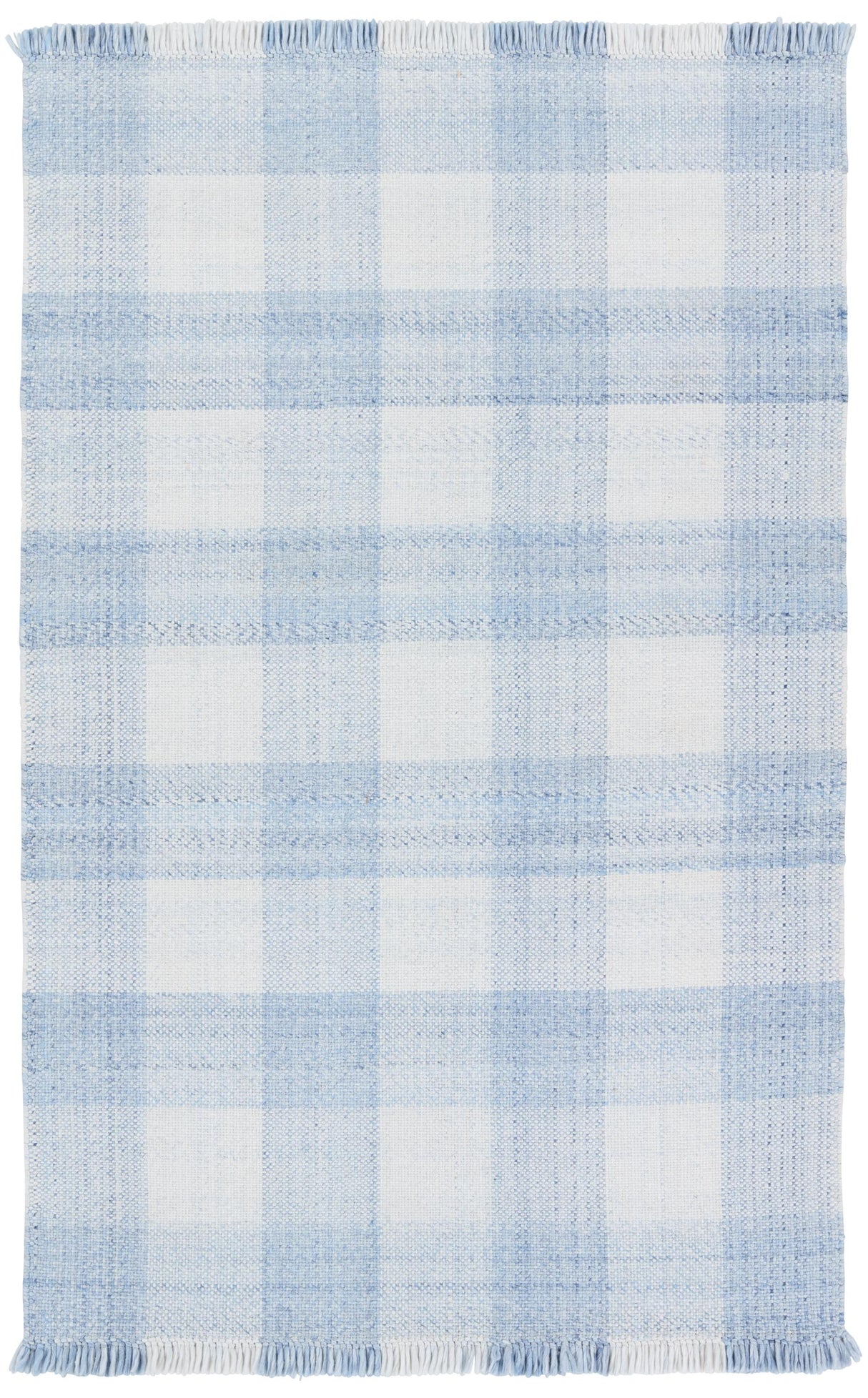 Jaipur Living Truce Handmade Indoor/Outdoor Striped Light Blue/ Ivory Area Rug (4'X6')
