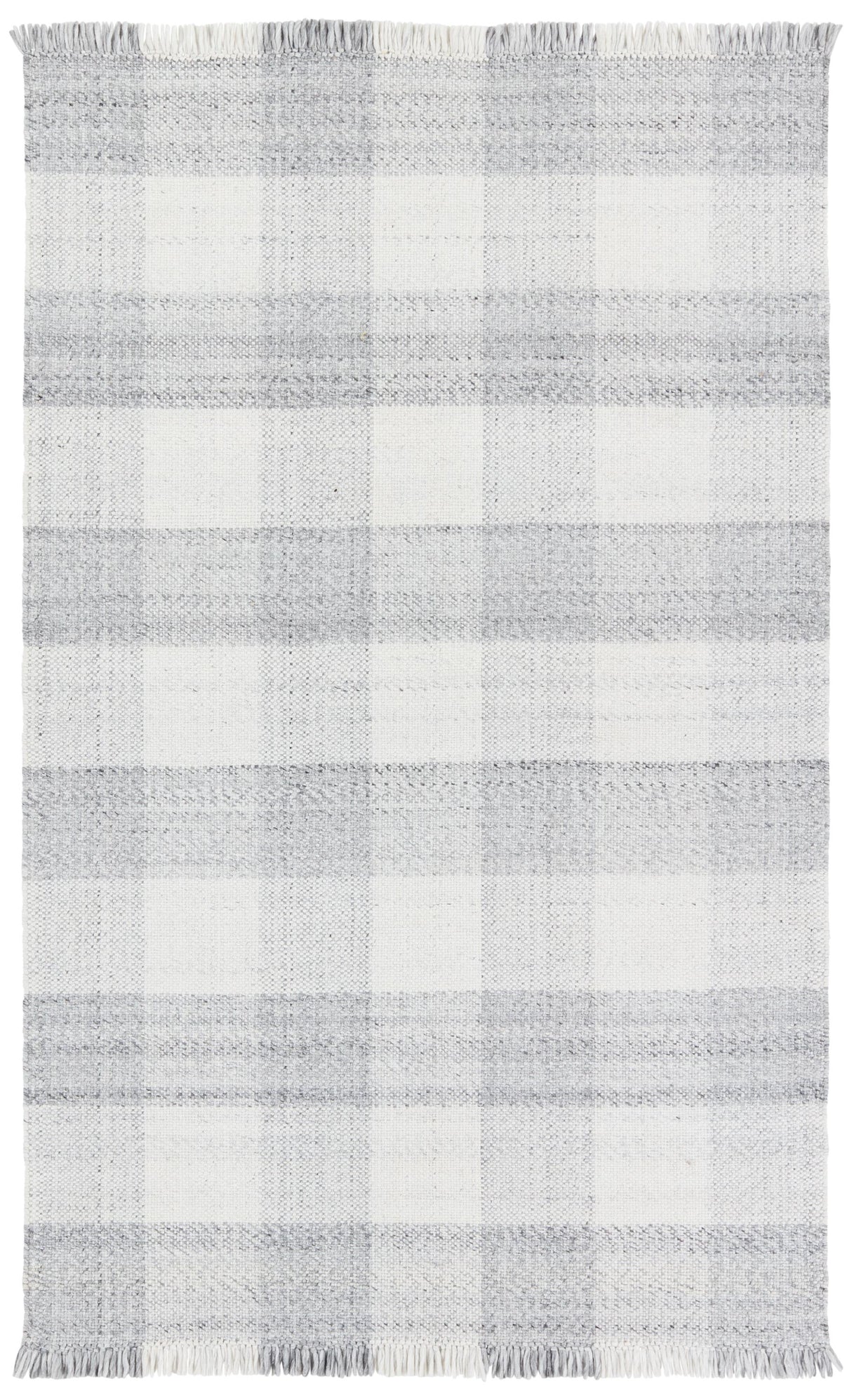 Jaipur Living Truce Handmade Indoor/Outdoor Striped Gray/ Ivory Area Rug (9'X12')