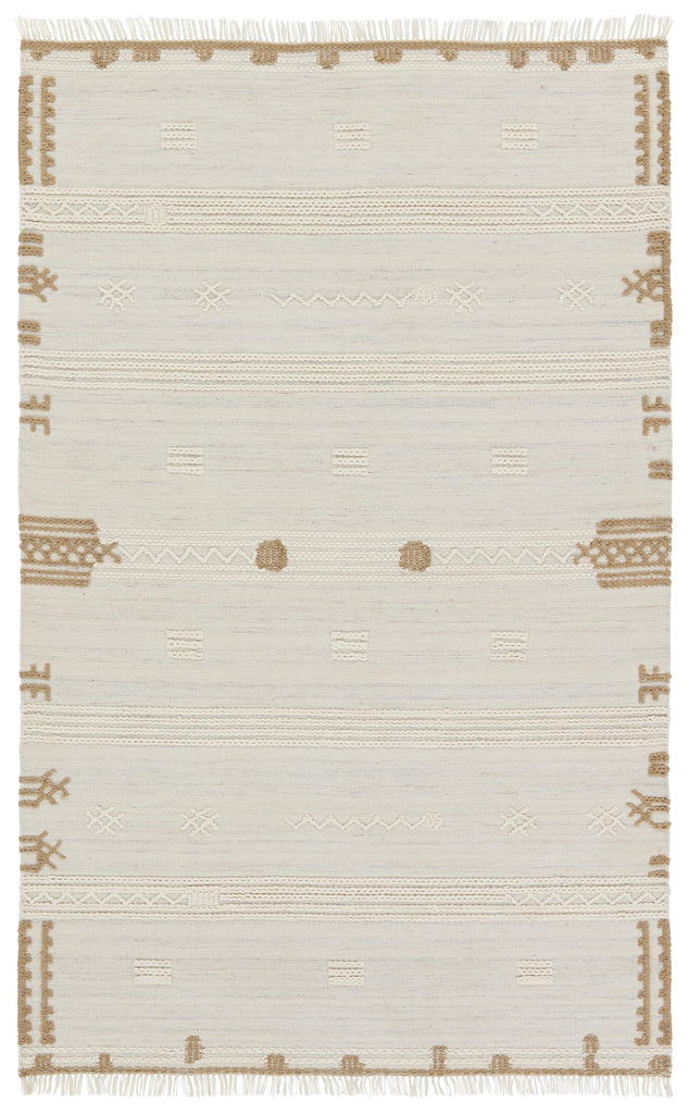 Jaipur Living Revelry Noble Tribal Ivory / Brown 2' x 3' Rug