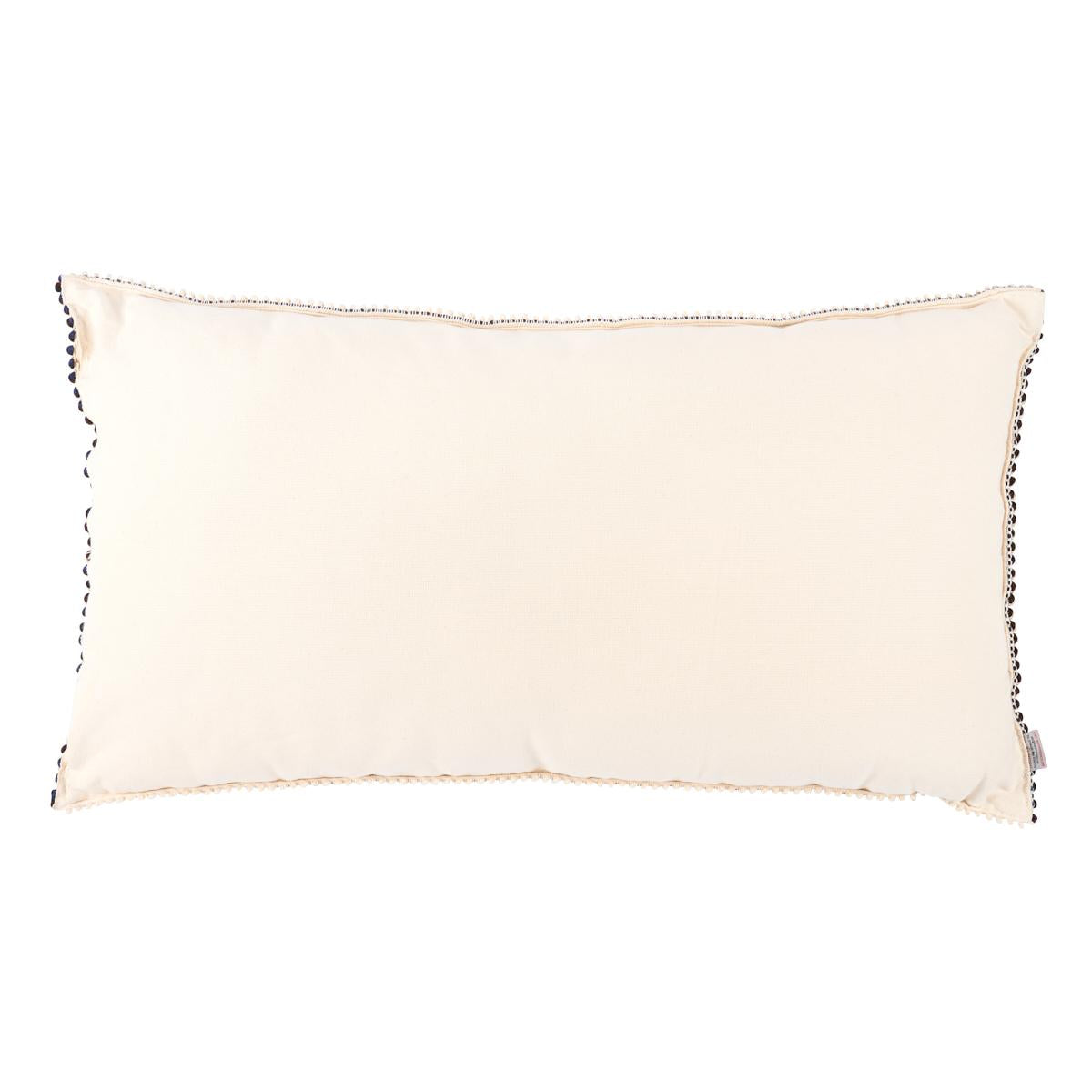 Schumacher Blue 27" x 47" Mediterraneo Floor Pillow